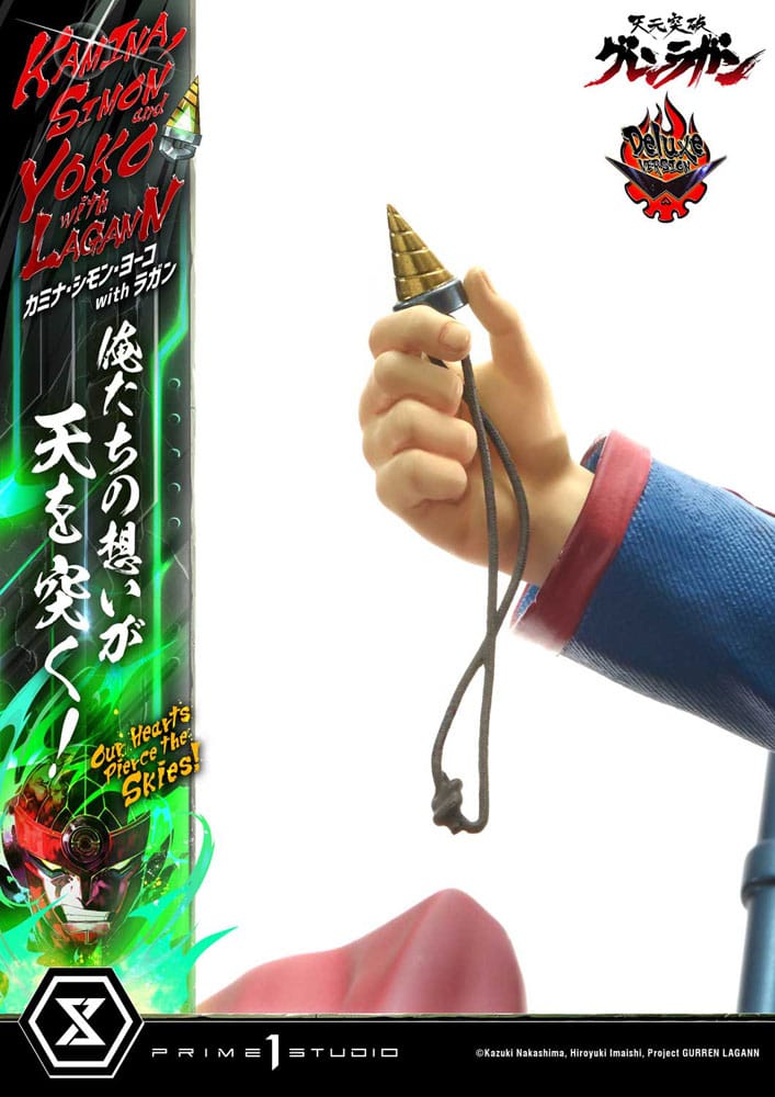 Tengen Toppa Gurren Lagann - Gurren Lagann Ultimate Premium Masterline Series Statue 1/4 Kamina, Simon & Yoko with Lagann Deluxe Bonus Version – Bild 25