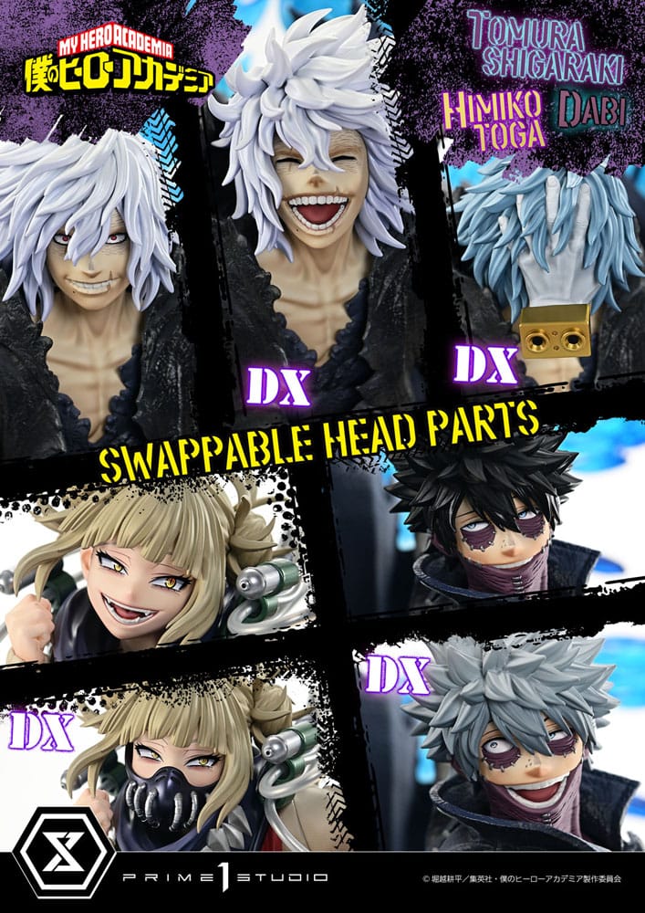 My Hero Academia - Ultimate Premium Masterline Tomura Tomura Shigaraki, Dabi & Himiko Toga Deluxe Bonus Version Statue – Bild 2