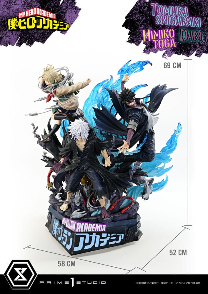 My Hero Academia - Ultimate Premium Masterline Tomura Tomura Shigaraki, Dabi & Himiko Toga Deluxe Bonus Version Statue – Bild 3