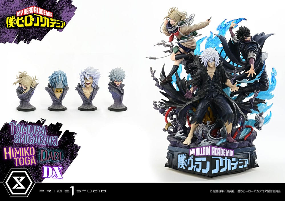 My Hero Academia - Ultimate Premium Masterline Tomura Tomura Shigaraki, Dabi & Himiko Toga Deluxe Bonus Version Statue – Bild 9