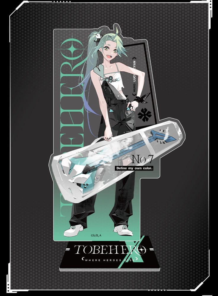 To Be Hero X - Acryl-Aufsteller Hero Show Series Lucky Cyan Figur – Bild 2