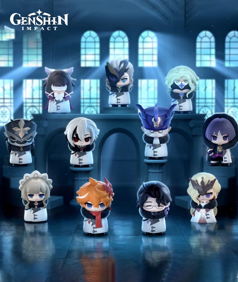 Genshin Impact - Minifiguren Fatui Harbingers Chibi Design 7 cm Blind Box Display (9) Figur – Bild 1