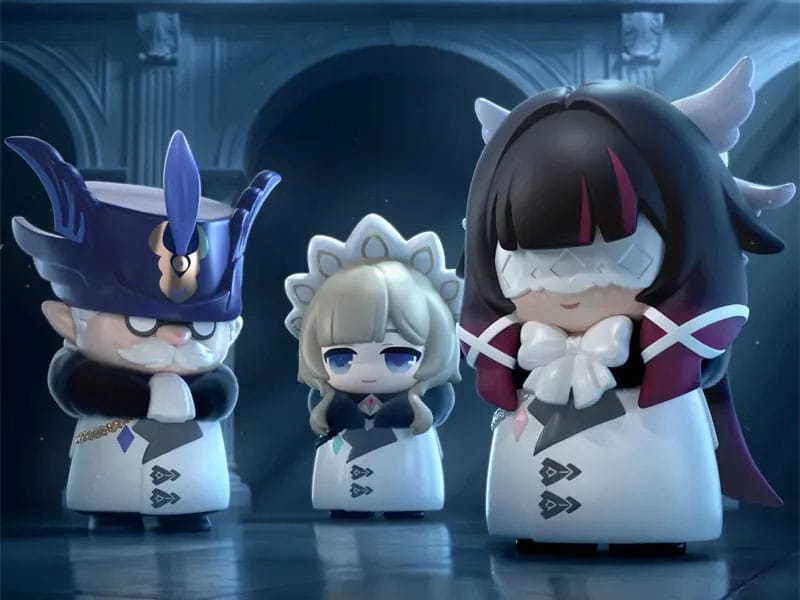 Genshin Impact - Minifiguren Fatui Harbingers Chibi Design 7 cm Blind Box Display (9) Figur – Bild 3