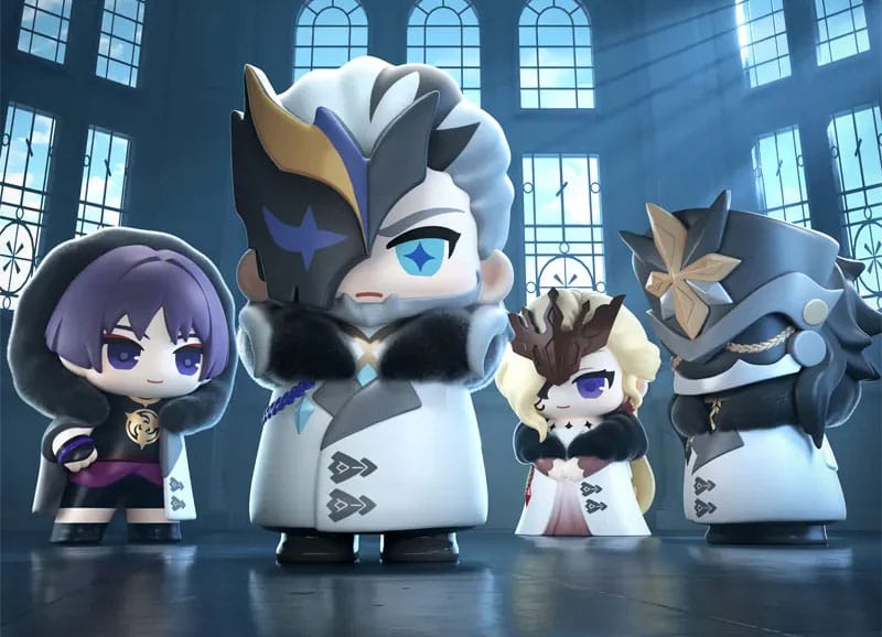 Genshin Impact - Minifiguren Fatui Harbingers Chibi Design 7 cm Blind Box Display (9) Figur – Bild 4