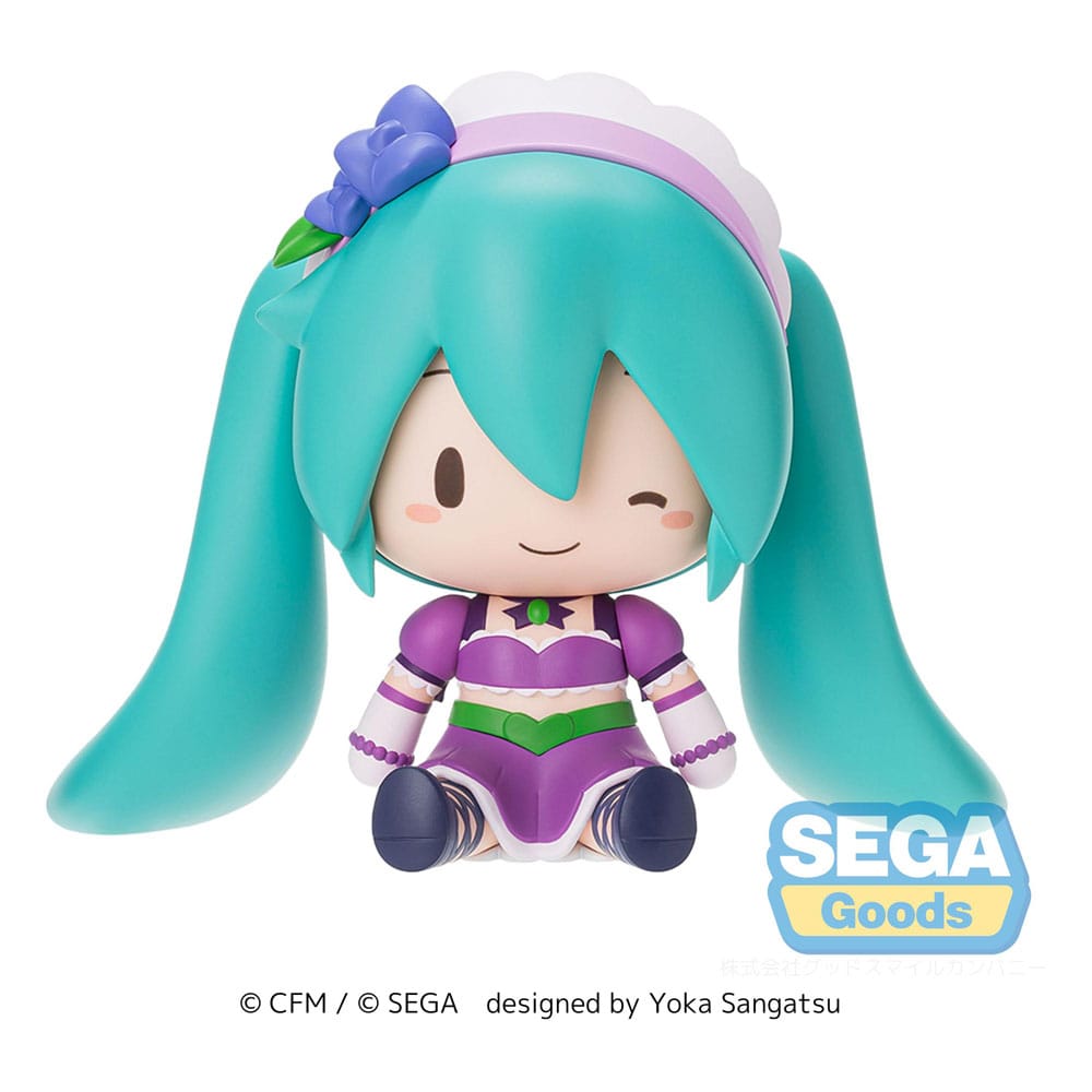 Character Vocal Series - Hatsune Miku x Love and Berry Dress Up and Dance! Sparkly Purple - 01: Hatsune Miku Fuwa Petit Chibi – Bild 1