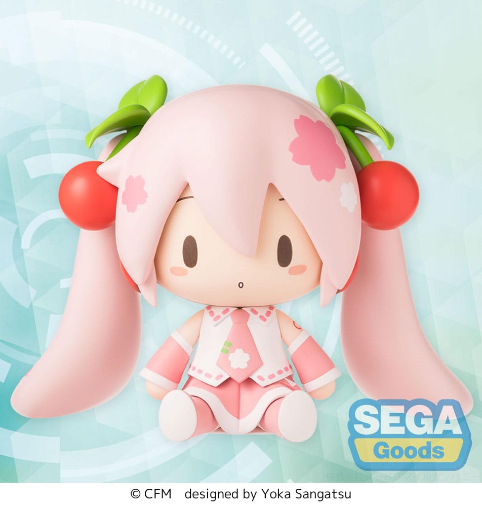 Hololive Production - Character Vocal Series 01: Hatsune Miku Fuwa Petit Chibi Figur Sakura Miku – Bild 1