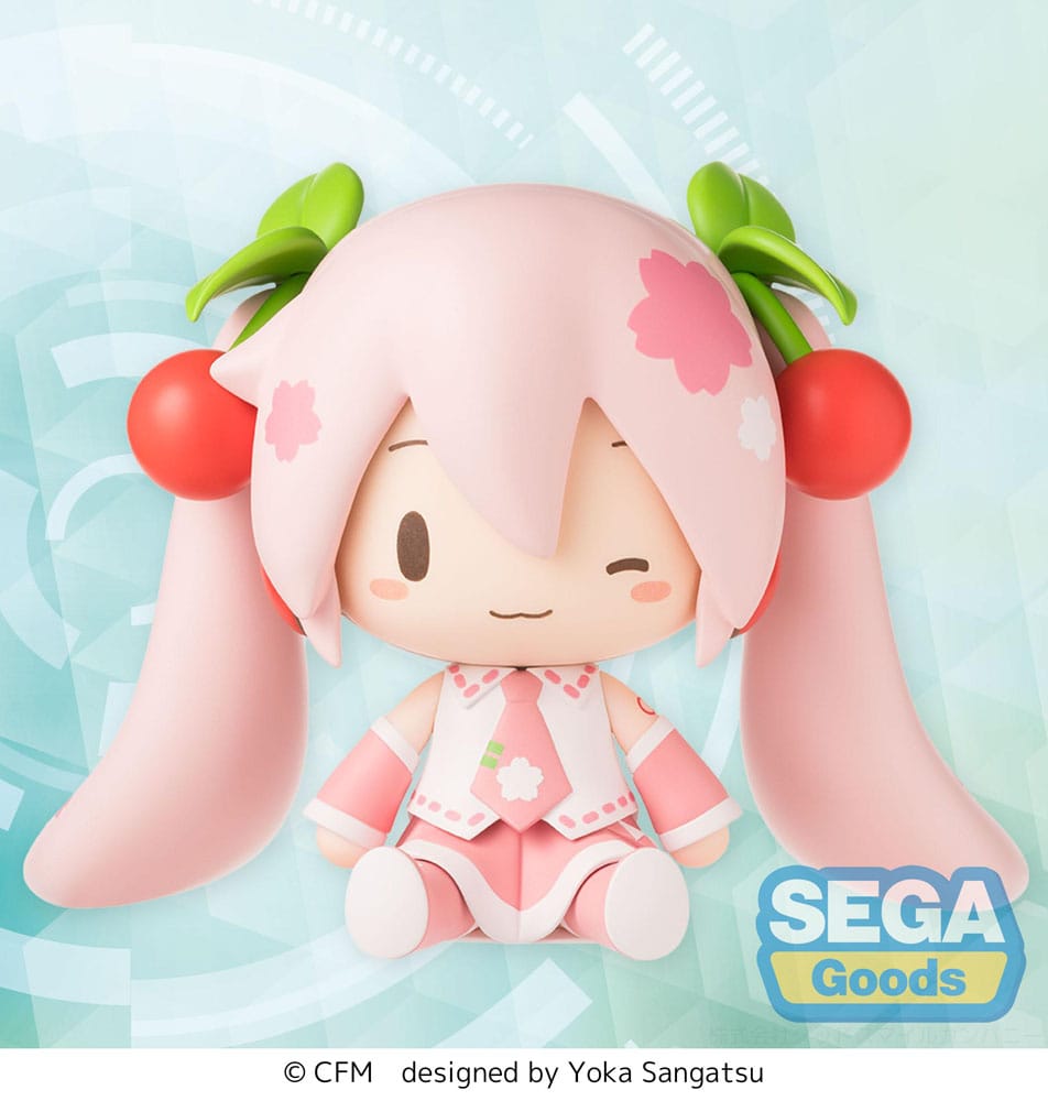 Hololive Production - Character Vocal Series 01: Hatsune Miku Fuwa Petit Chibi Figur Sakura Miku – Bild 2
