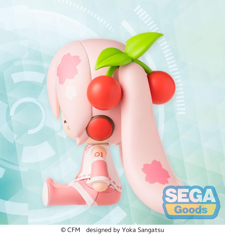 Hololive Production - Character Vocal Series 01: Hatsune Miku Fuwa Petit Chibi Figur Sakura Miku – Bild 3