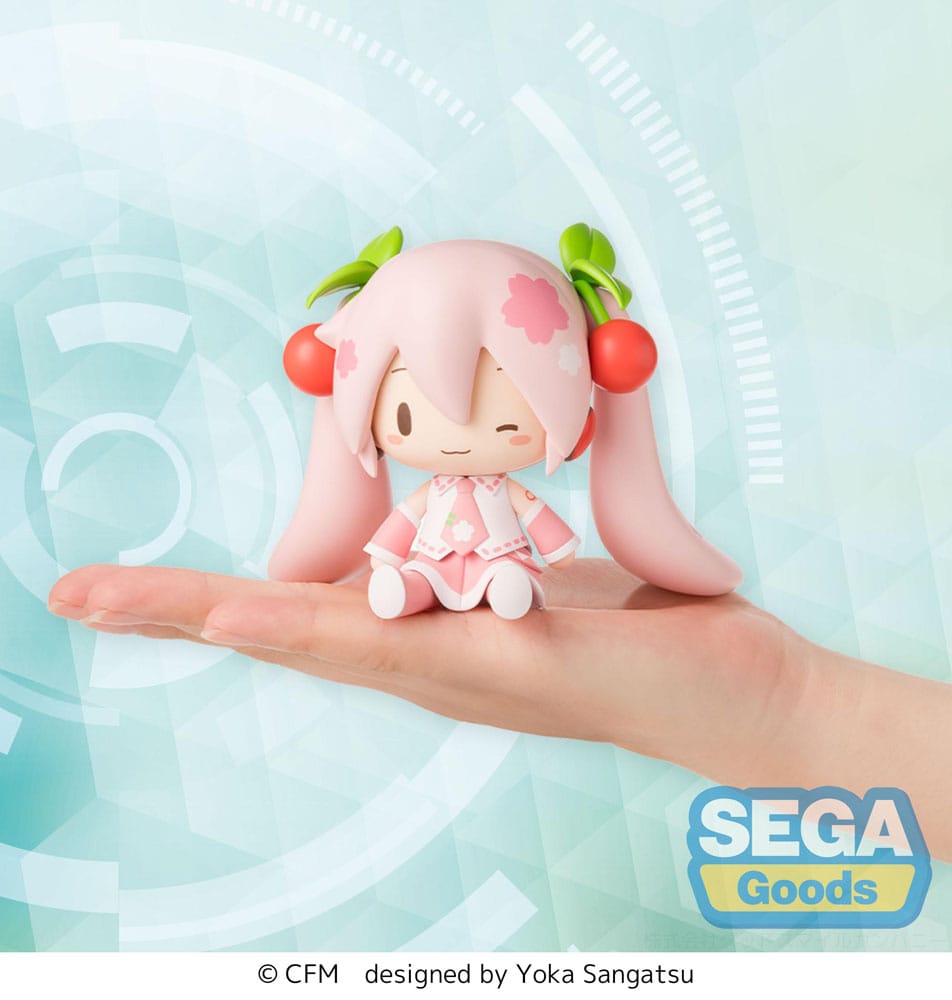 Hololive Production - Character Vocal Series 01: Hatsune Miku Fuwa Petit Chibi Figur Sakura Miku – Bild 6