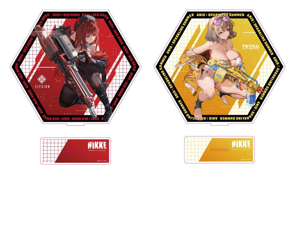 Goddess of Victory: Nikke - Acrylic Stand PtZ Double-Sided Rapi: Red Hood / Anis: Sparkling Summer Figur – Bild 1