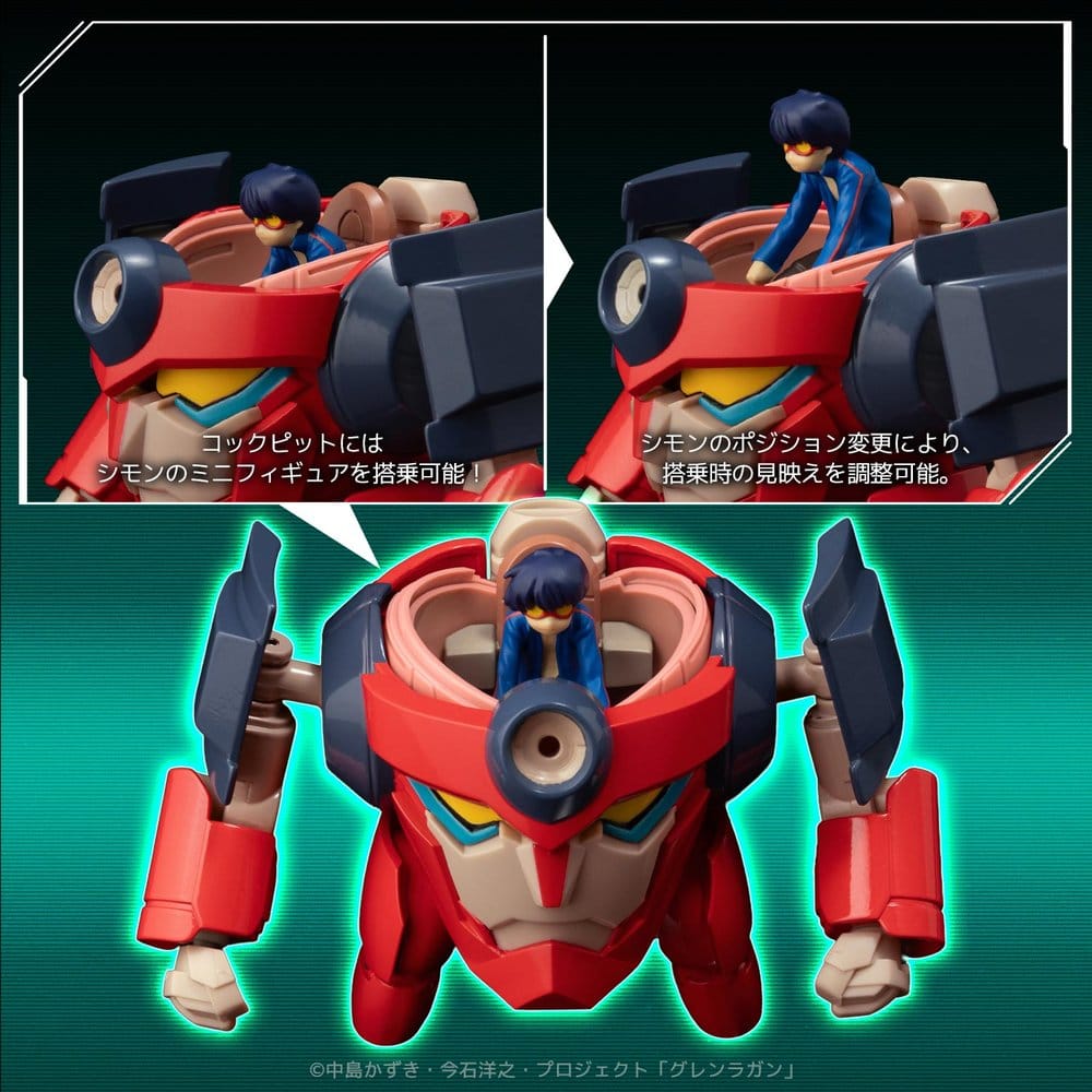 Tengen Toppa Gurren Lagann - Gurren Lagann Metal Compact Actionfigur Lagann (Standard) – Bild 10