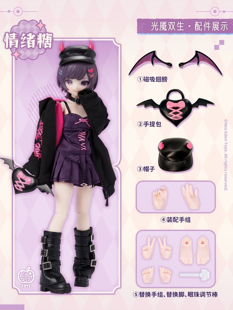 Original Character - Sammelfiguren Unveiled Door Key Spirit Series BJD Doll Blind Box 22 cm Sortiment (6) Figur – Bild 3