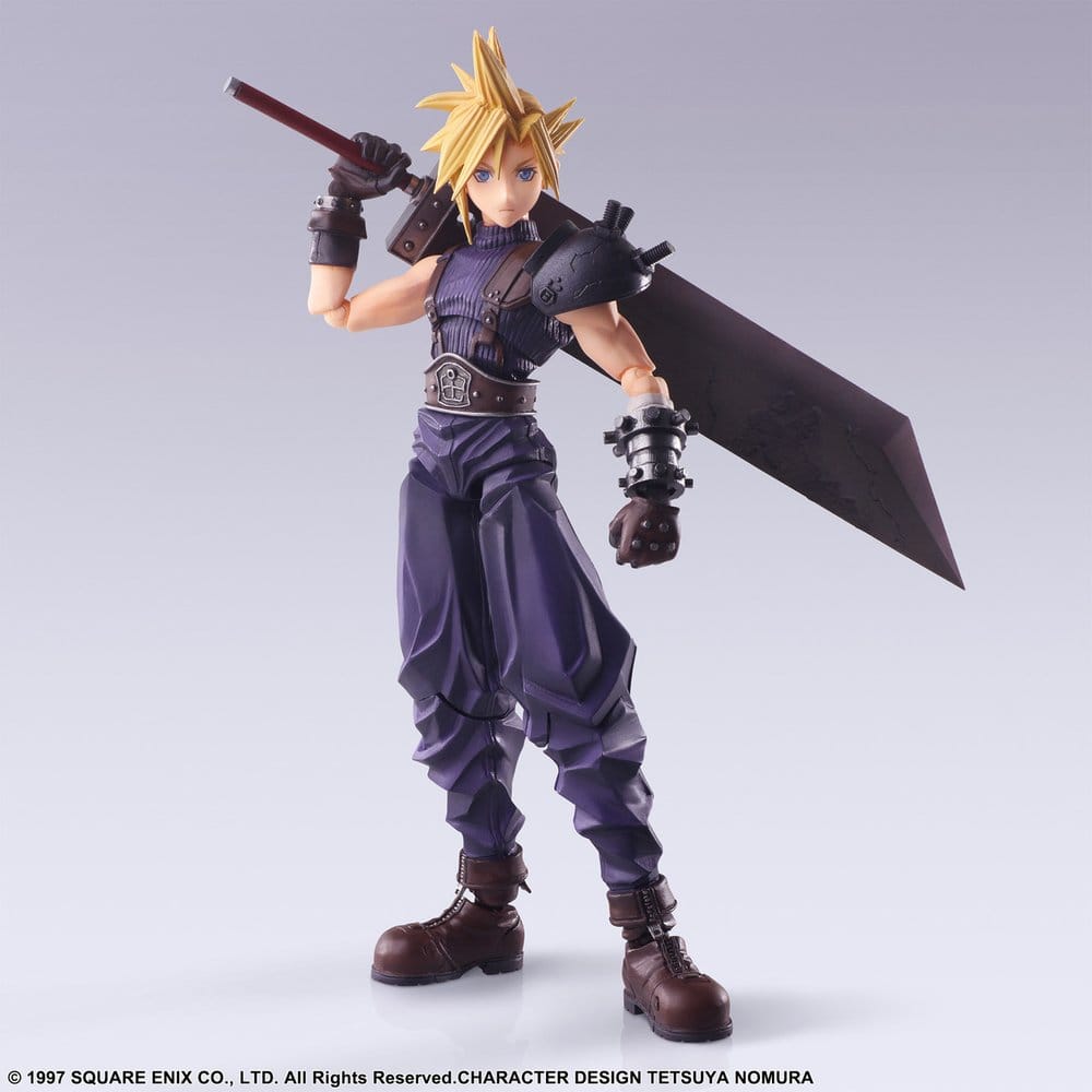 Final Fantasy - VII Bring Arts Actionfigur Cloud Strife Digital Plus Edition Figur – Bild 2