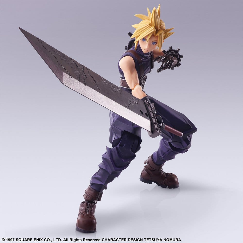 Final Fantasy - VII Bring Arts Actionfigur Cloud Strife Digital Plus Edition Figur – Bild 4