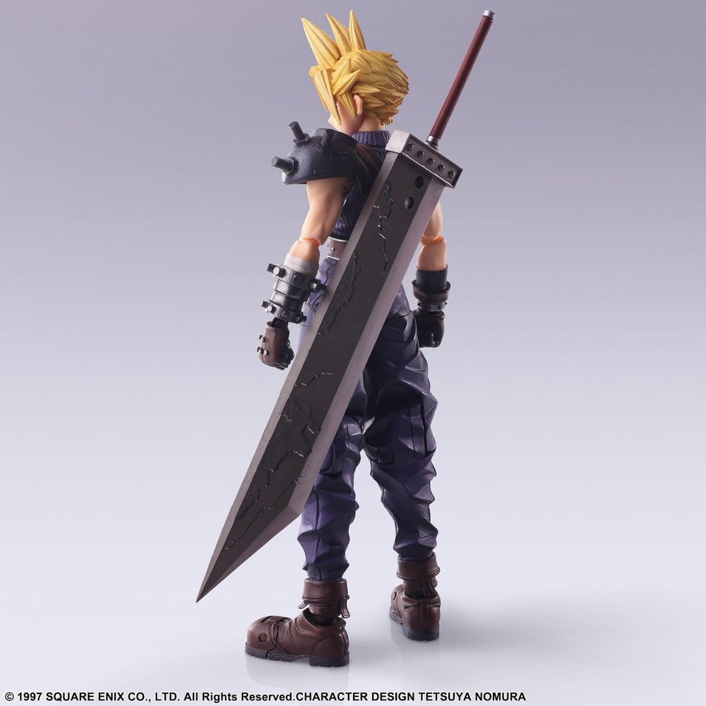 Final Fantasy - VII Bring Arts Actionfigur Cloud Strife Digital Plus Edition Figur – Bild 5