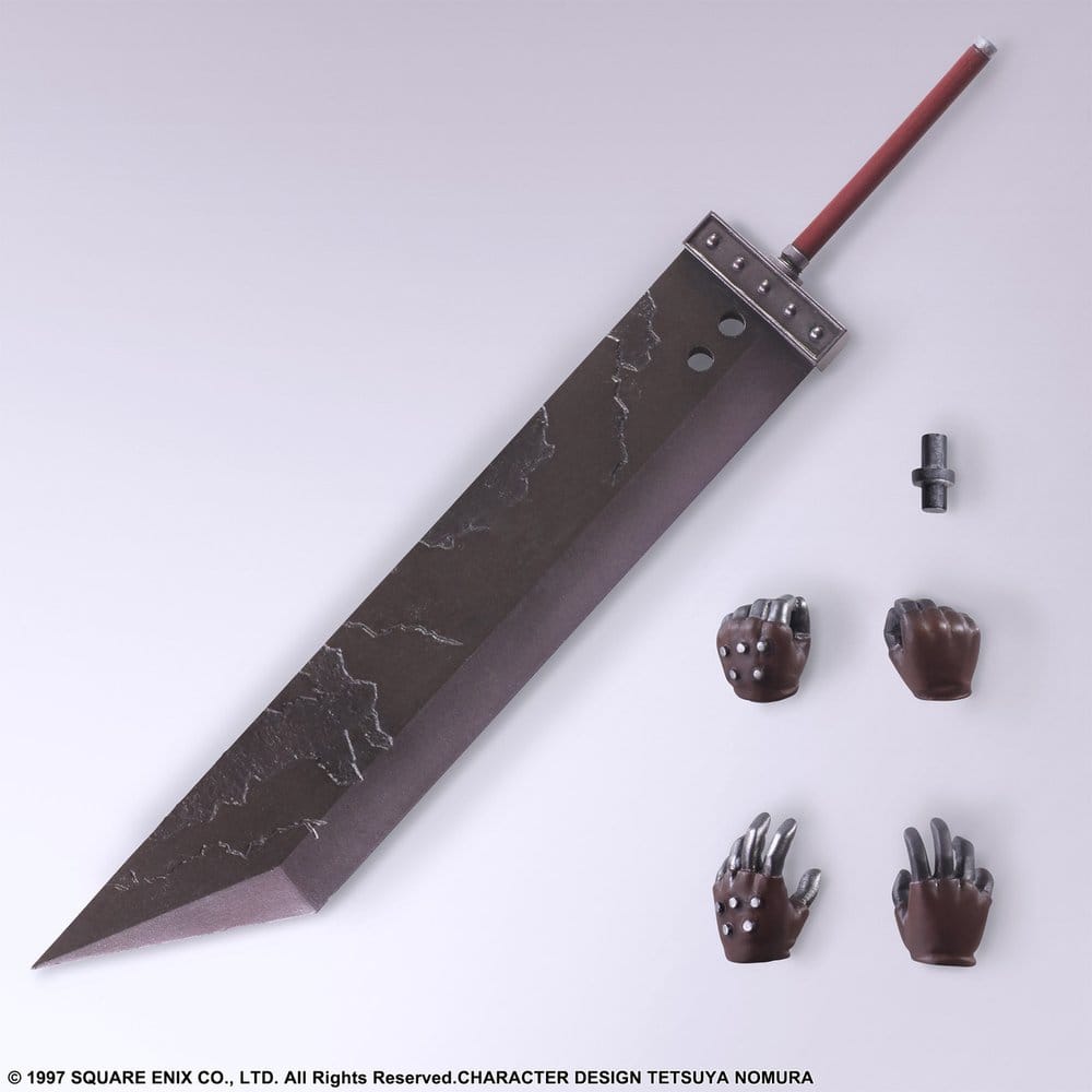 Final Fantasy - VII Bring Arts Actionfigur Cloud Strife Digital Plus Edition Figur – Bild 8