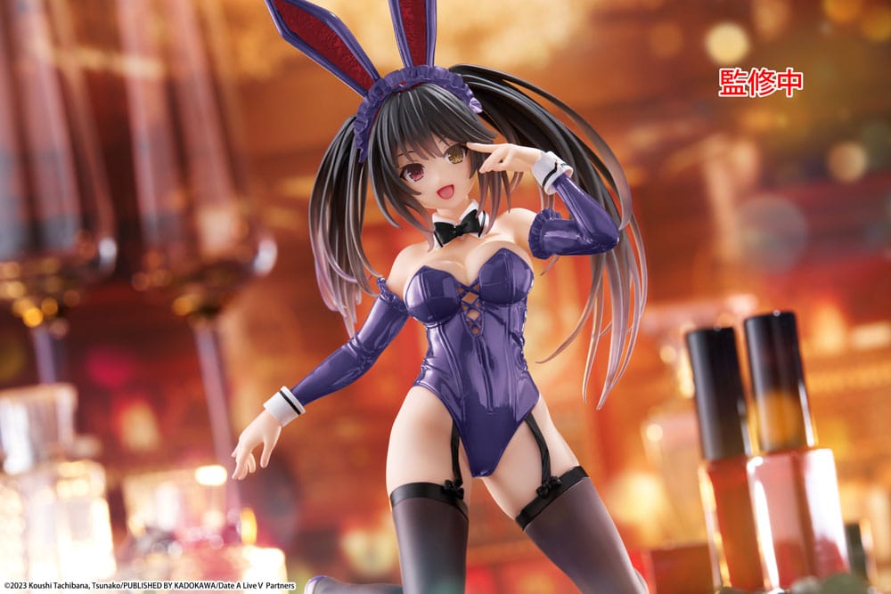 Date A Live - Desktop Cute Figure Kurumi Tokisaki Bunny Ver. Renewal - V – Bild 4