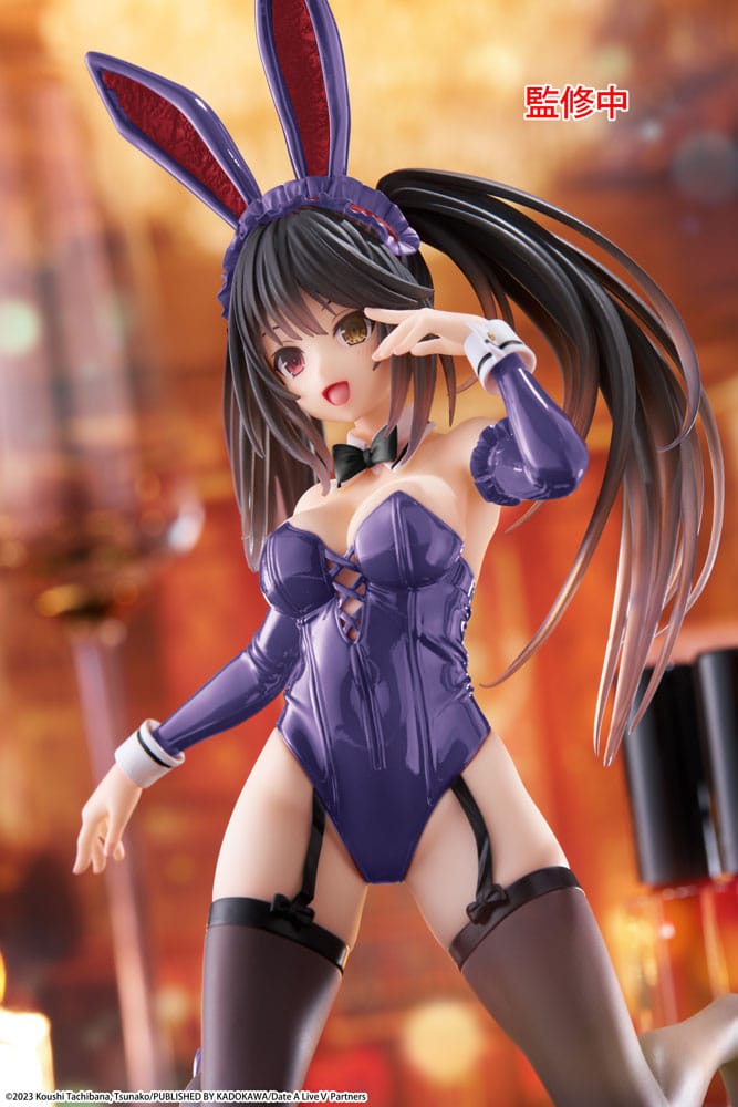 Date A Live - Desktop Cute Figure Kurumi Tokisaki Bunny Ver. Renewal - V – Bild 5