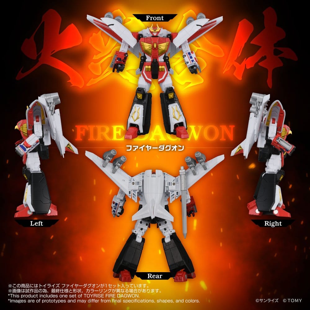 Brave Command Dagwon - Toyrise Actionfigur Fire Dagwon Figur – Bild 9