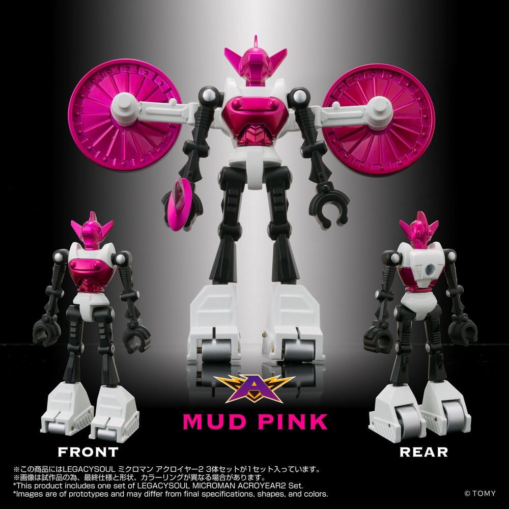 Microman - Legacysoul Actionfiguren 3er-Pack Acroyear 2 Figur – Bild 7