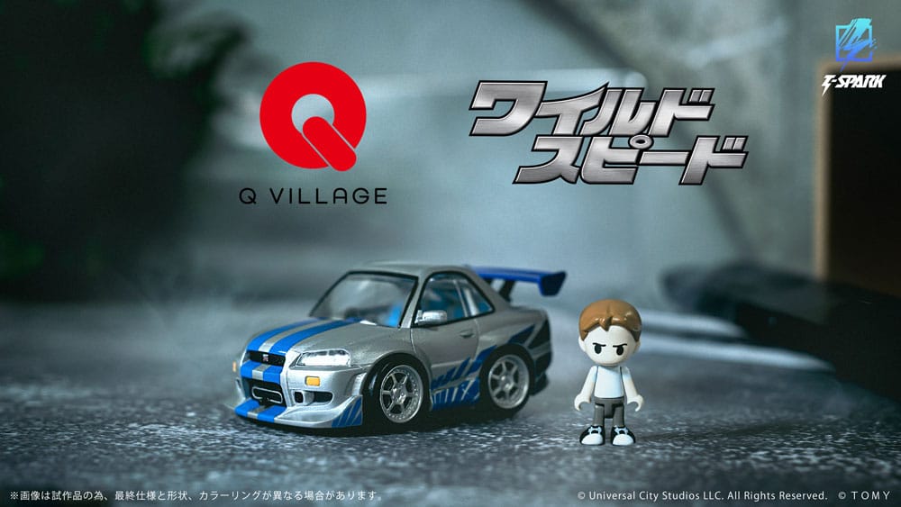 Fast & Furious - Q-Village Fahrzeug mit Minifigur Nissan Skyline GT-R (R34) Figur – Bild 6