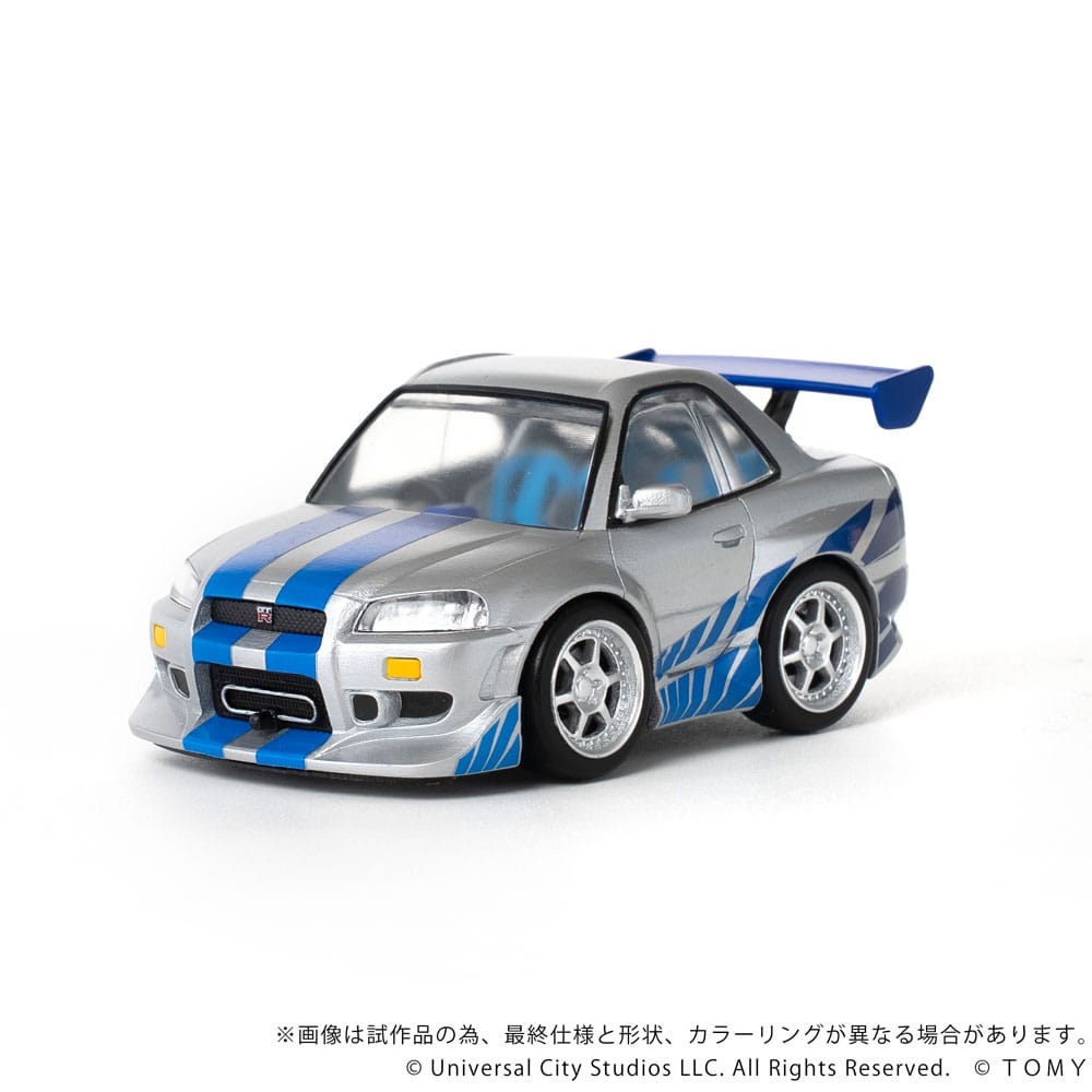Fast & Furious - Q-Village Fahrzeug mit Minifigur Nissan Skyline GT-R (R34) Figur – Bild 8