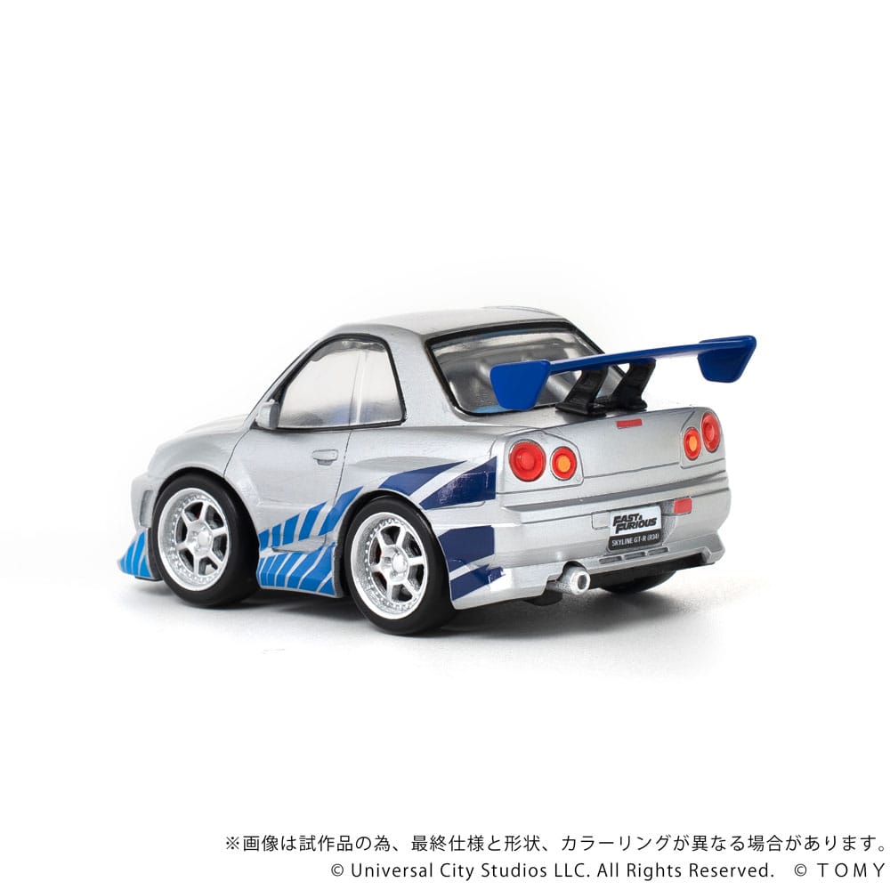 Fast & Furious - Q-Village Fahrzeug mit Minifigur Nissan Skyline GT-R (R34) Figur – Bild 9