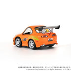Fast & Furious - Q-Village Fahrzeug mit Minifigur Toyota Supra JZA80 Figur – Bild 10