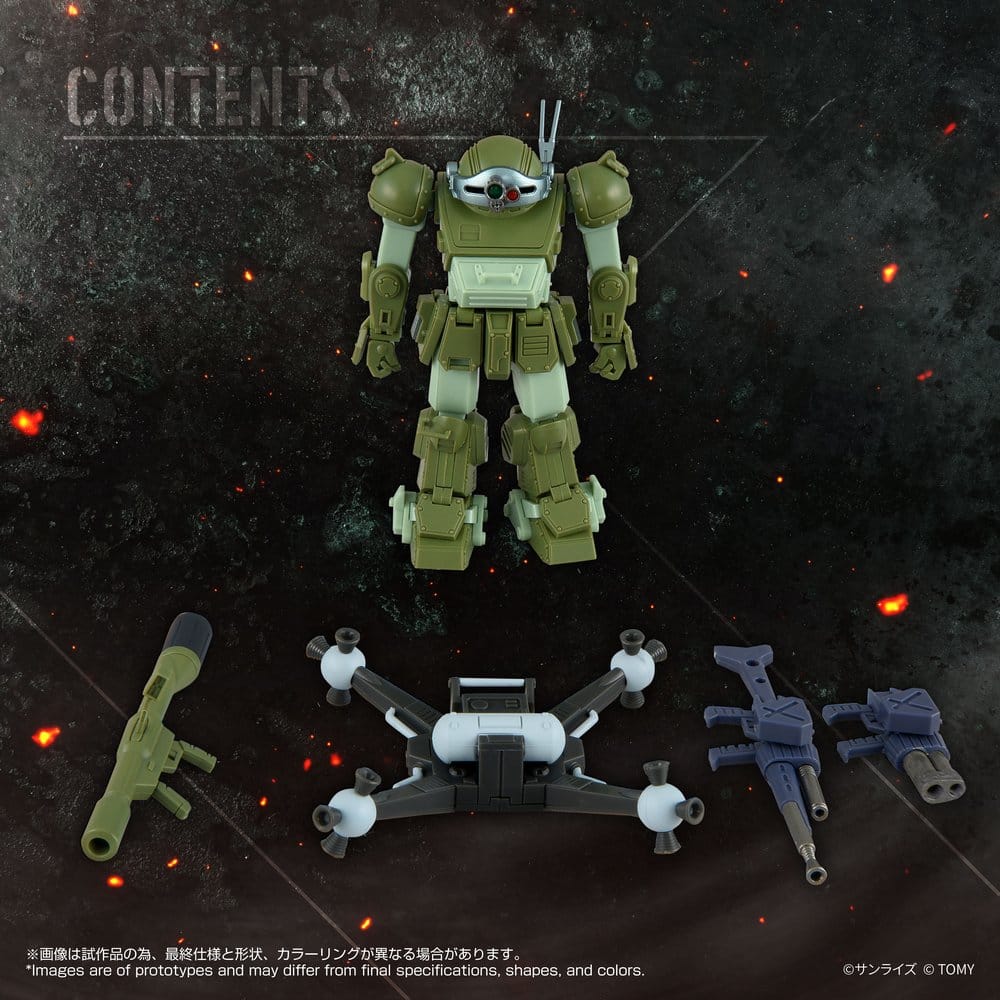 Armored Trooper Votoms - Actionfigur Toyrise AT-12 Scope Dog Round Mover Figur – Bild 4