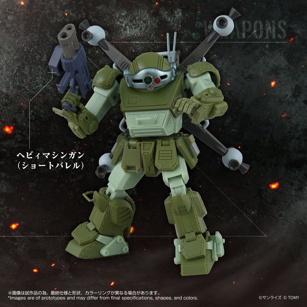 Armored Trooper Votoms - Actionfigur Toyrise AT-12 Scope Dog Round Mover Figur – Bild 5