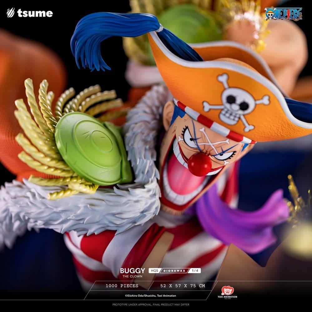 One Piece - Buggy the Clown 1/4 Scale - HQS Dioramax – Bild 2