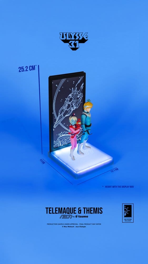 Odysseus 31 - Ulysse 31 Neon Figur 1/9 Telemachus & Themis – Bild 8