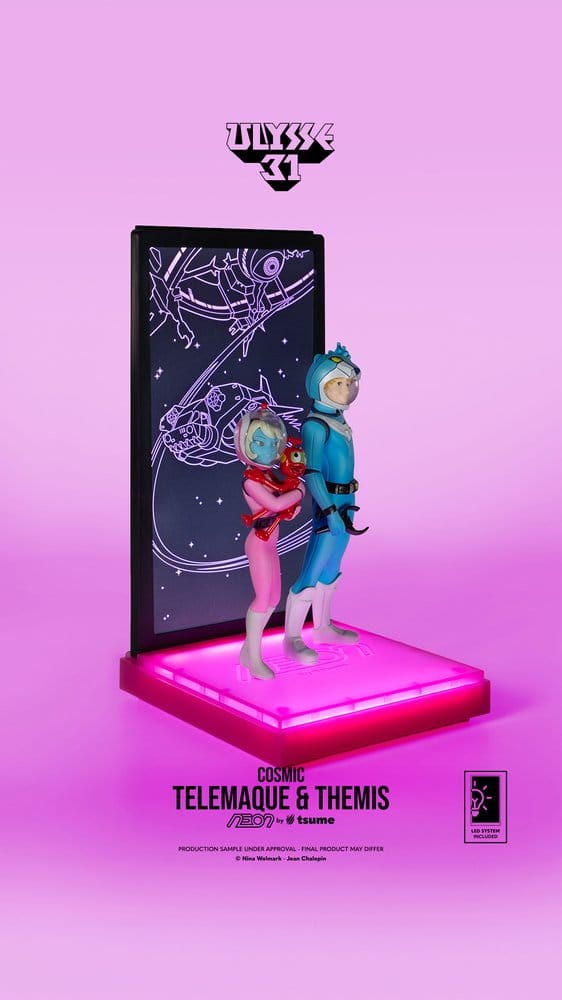 Odysseus 31 - Ulysse 31 Neon Figur 1/9 Telemachus & Themis Cosmic Version – Bild 6