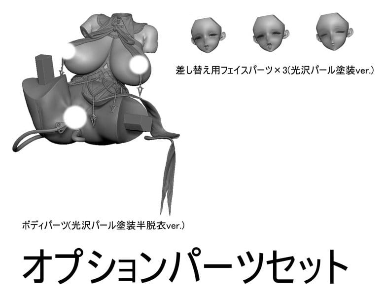 Original Character - Zubehör Set für Actionfiguren Seishori Sister "Petronille" Succubus Outfit Ver. illustration by Ogre Optional Part Set 1/6 Scale Figur – Bild 9