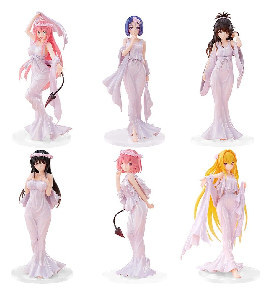 To Love-Ru Darkness - Figuren Set CHILLfigg 15th: Goddess Dress Ver. 16 cm Collection Blind Box (6) Figur – Bild 1