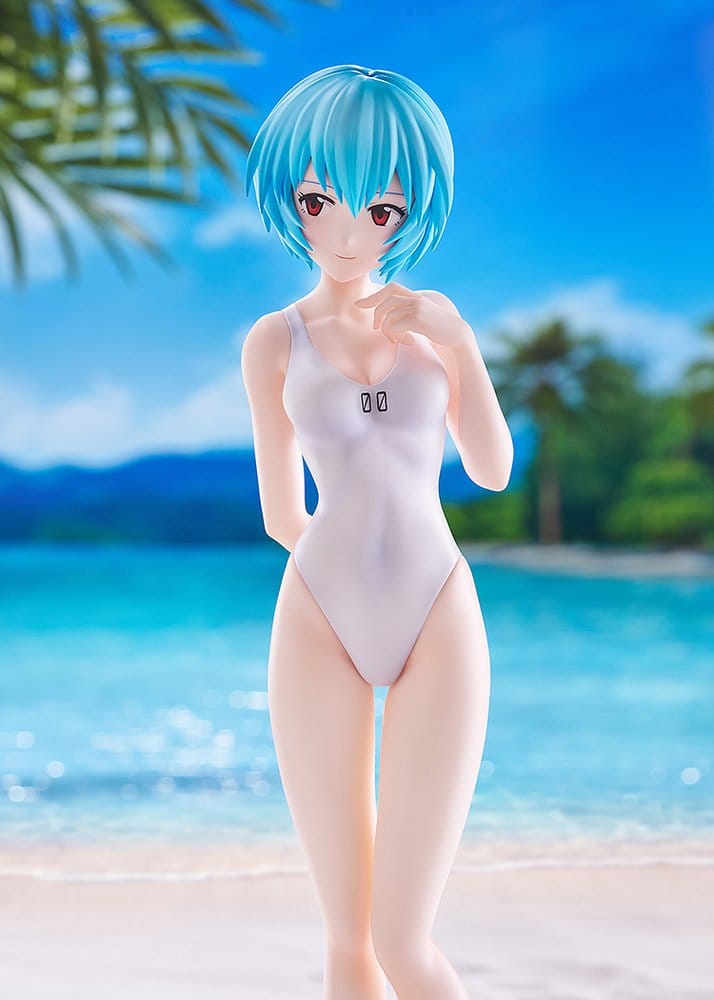 Rebuild of Evangelion - Pop Up Parade Beach Queens Rei Ayanami (One-Piece Style) L Size Figur – Bild 5