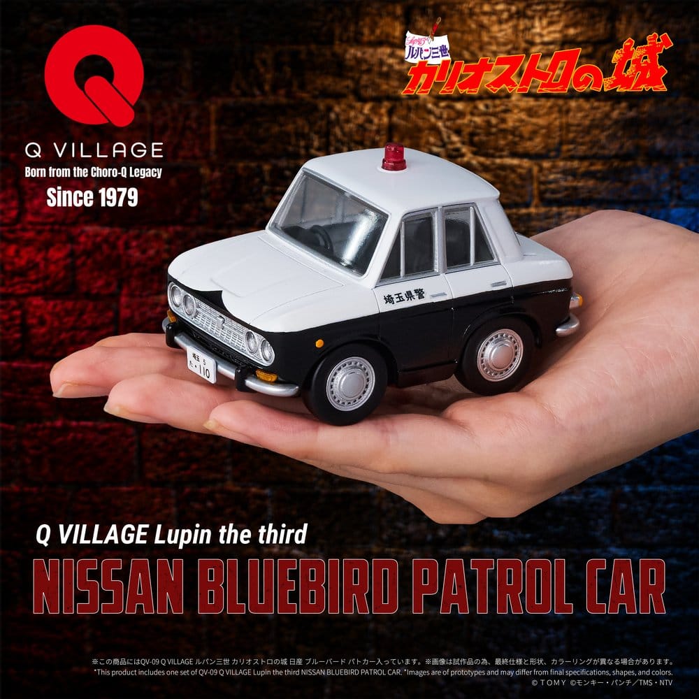 Lupin III - Lupin the Third: The Castle of Cagliostro Q Village Bluebird Patrol Car – Bild 3