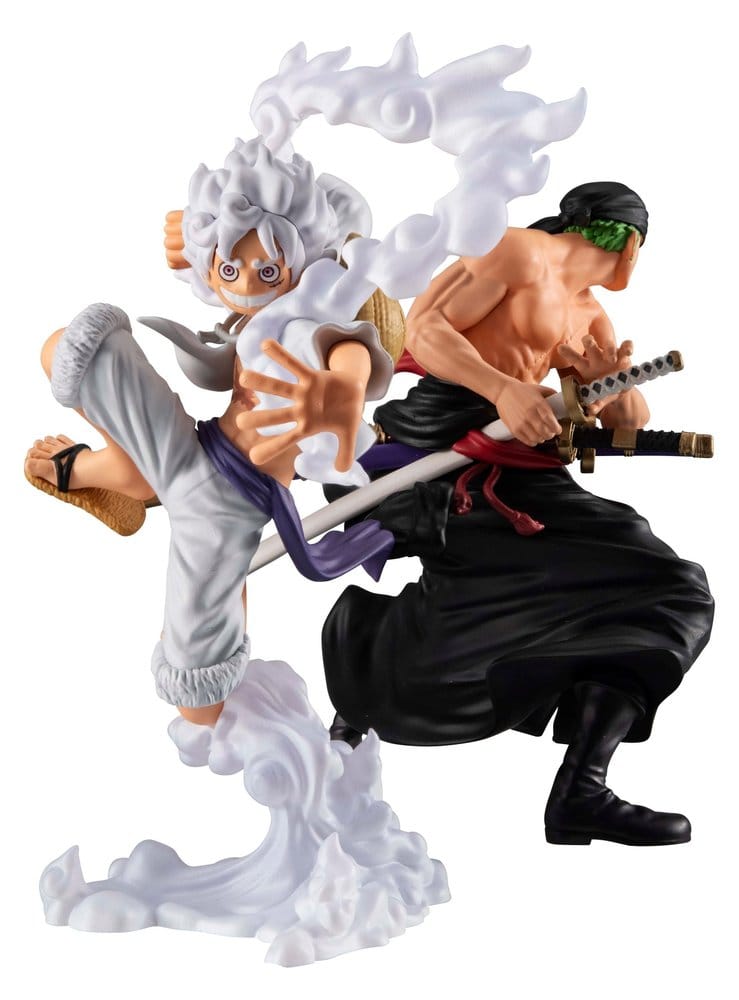 One Piece - Wallstar 2er-Pack Monkey D. Ruffy Gear Fifth & Roronoa Zoro (with gift) – Bild 1