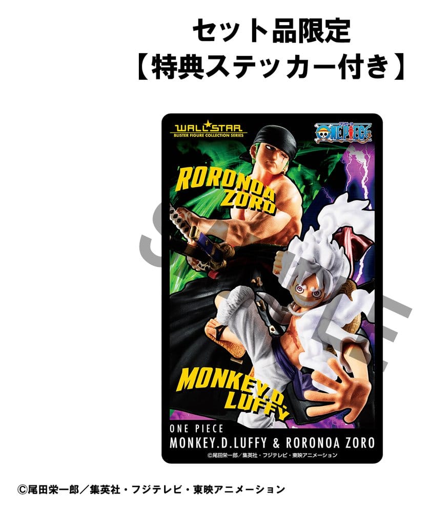One Piece - Wallstar 2er-Pack Monkey D. Ruffy Gear Fifth & Roronoa Zoro (with gift) – Bild 7