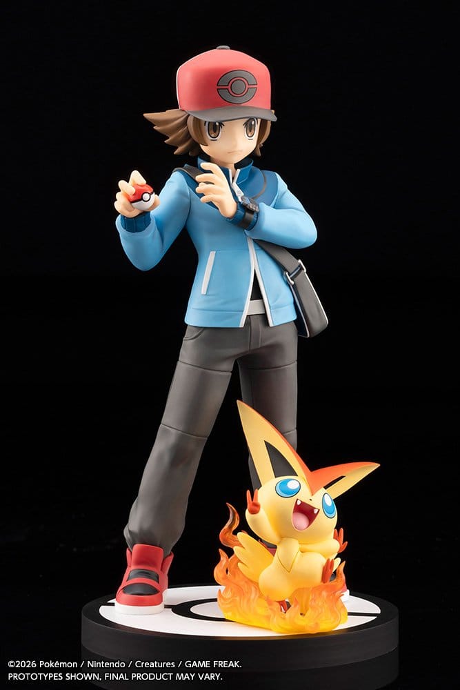 Pokémon - Hilbert with Victini 1/8 Scale - ARTFX J – Bild 2