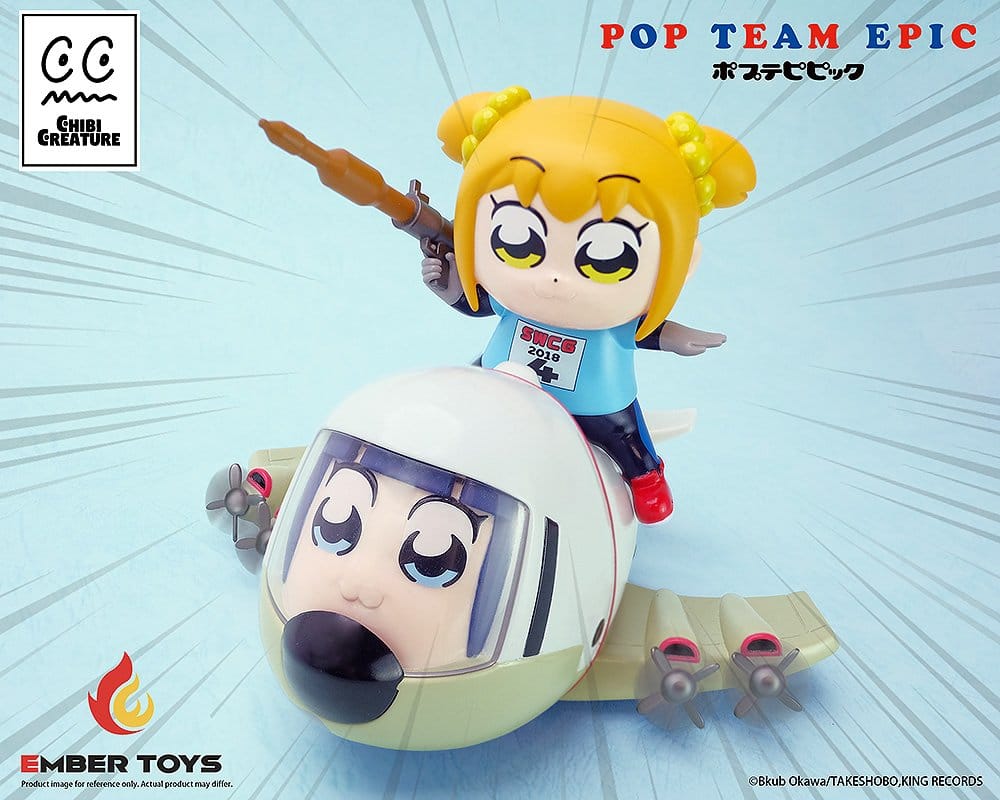 Pop Team Epic - Chibi Creature Vinyl Figuren 2er-Pack POPUKO & PIPIMI: Skeleton Competition Ver. – Bild 10