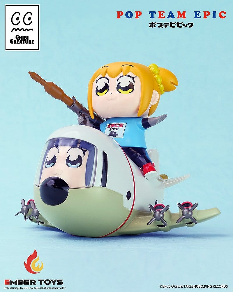 Pop Team Epic - Chibi Creature Vinyl Figuren 2er-Pack POPUKO & PIPIMI: Skeleton Competition Ver. – Bild 2