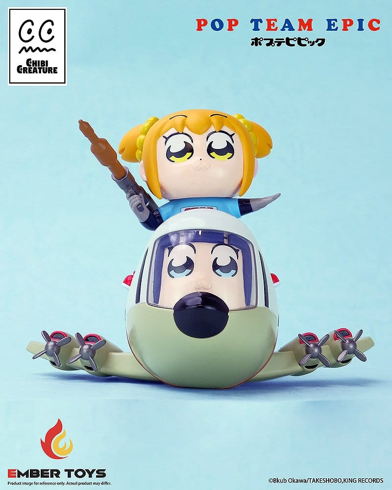 Pop Team Epic - Chibi Creature Vinyl Figuren 2er-Pack POPUKO & PIPIMI: Skeleton Competition Ver. – Bild 3