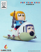 Pop Team Epic - Chibi Creature Vinyl Figuren 2er-Pack POPUKO & PIPIMI: Skeleton Competition Ver. – Bild 4