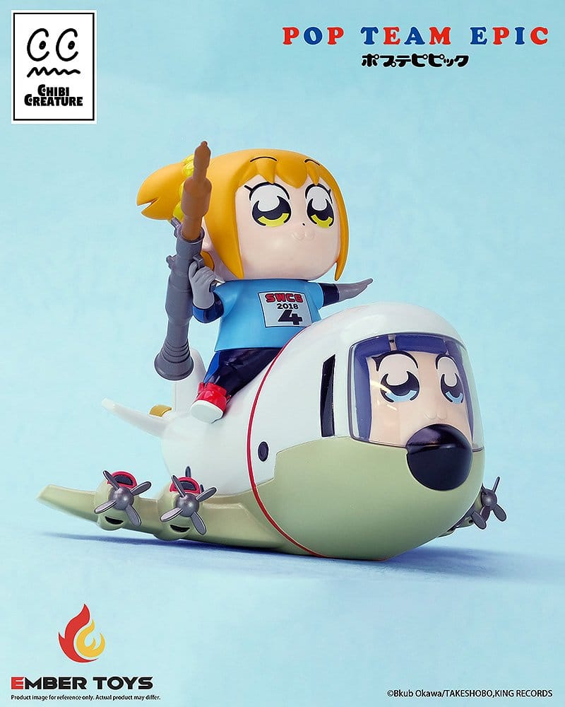 Pop Team Epic - Chibi Creature Vinyl Figuren 2er-Pack POPUKO & PIPIMI: Skeleton Competition Ver. – Bild 4