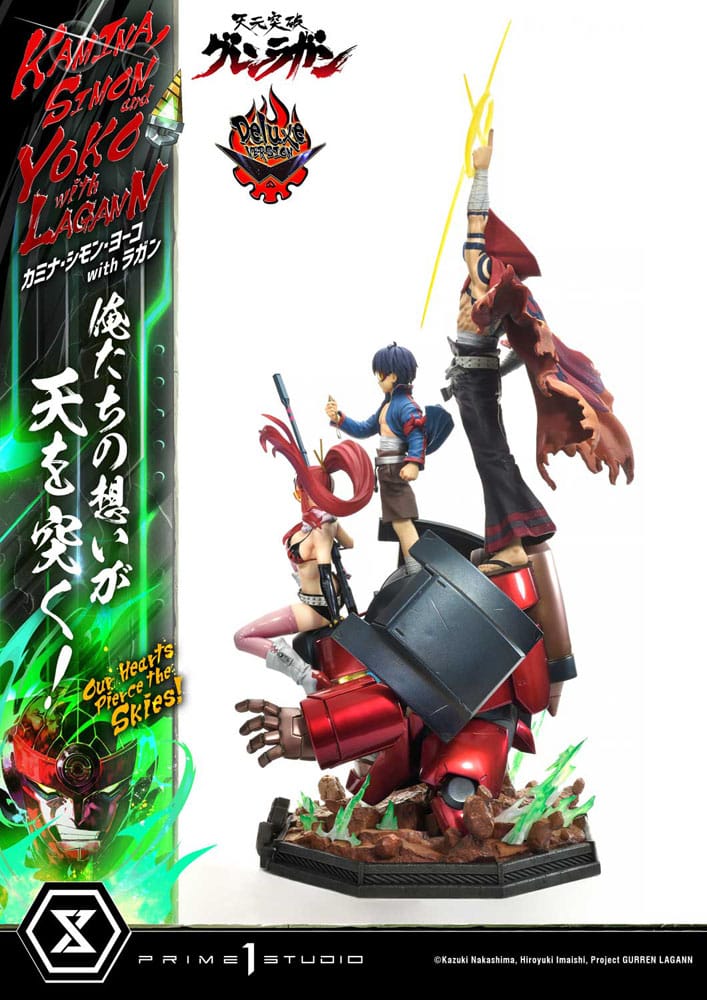 Tengen Toppa Gurren Lagann - Gurren Lagann Ultimate Premium Masterline Series 1/4 Kamina, Simon & Yoko with Lagann Deluxe Version – Bild 25
