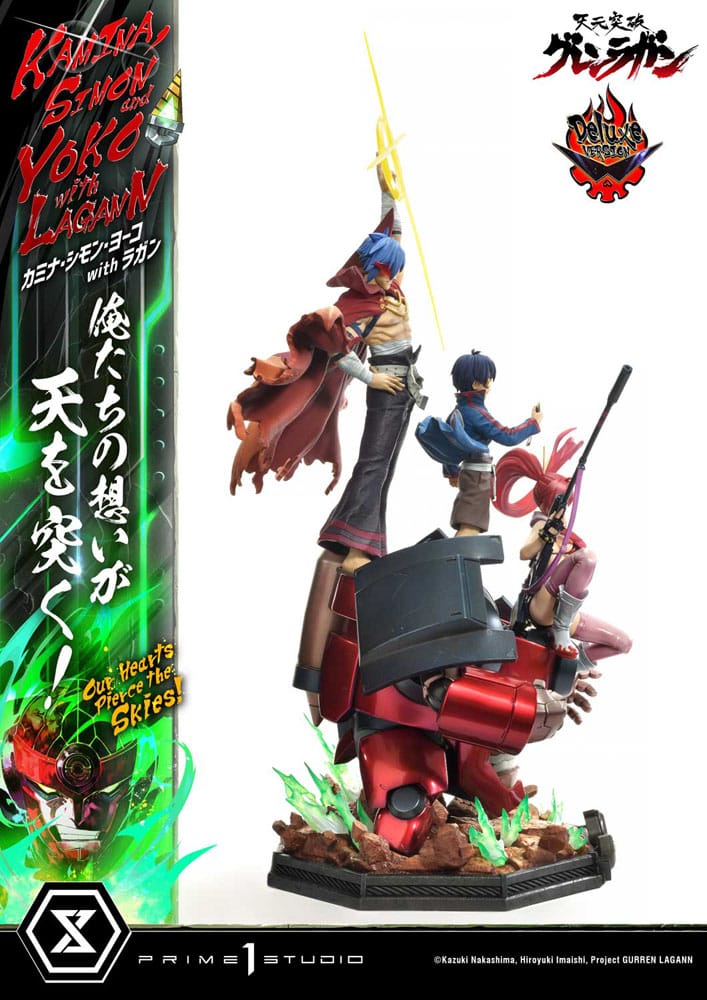 Tengen Toppa Gurren Lagann - Gurren Lagann Ultimate Premium Masterline Series 1/4 Kamina, Simon & Yoko with Lagann Deluxe Version – Bild 27