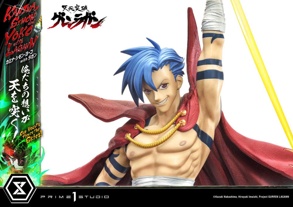 Tengen Toppa Gurren Lagann - Gurren Lagann Ultimate Premium Masterline Series 1/4 Kamina, Simon & Yoko with Lagann Deluxe Version – Bild 8