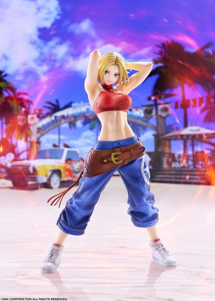 The King of Fighters - Fighting Girls Collection The King of Fighters XV 1/7 Blue Mary AmiAmi Limited Edition – Bild 10